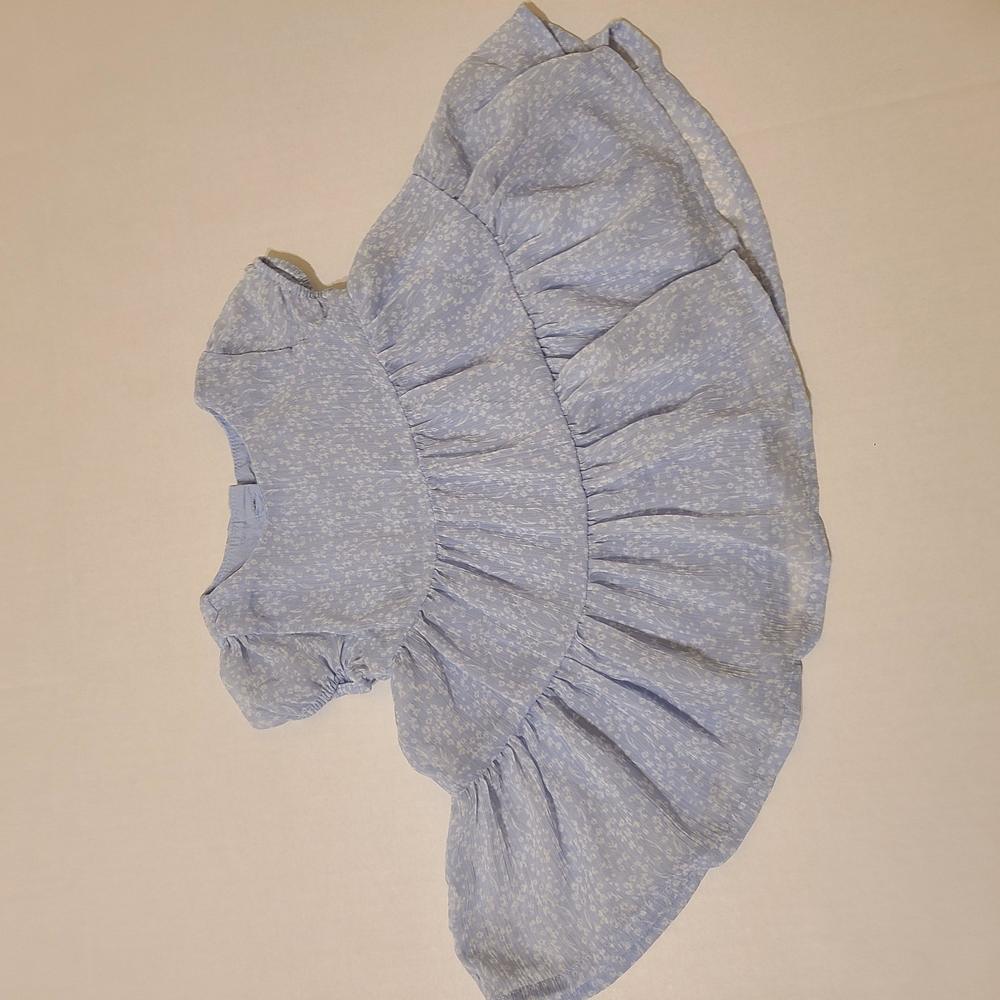 2pc CARTER'S BLUE DRESS SET - 0-3M - Picture 2 of 10